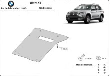 Plieninė pavarų dėžės apsauga BMW X5 (2007-2013)
