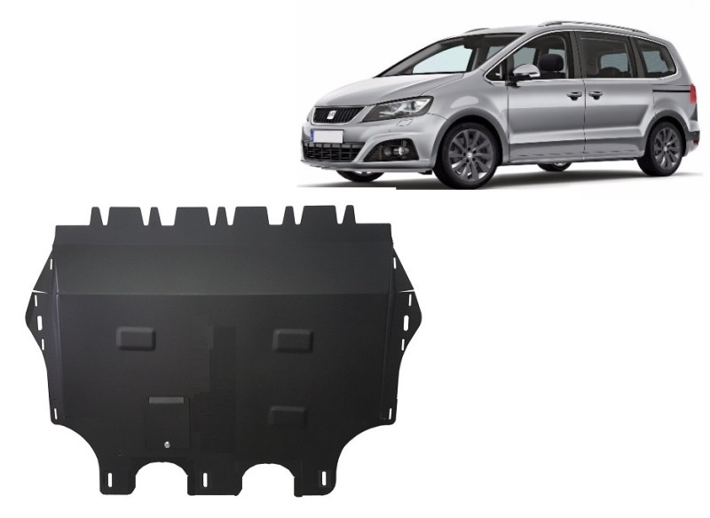 Plieninė variklio apsauga Seat Alhambra (su Webasto) (2010-2020)
