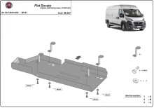Plieninė AdBlue bako apsauga Fiat Ducato (2018-2026)