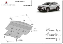 Aliumininė variklio apsauga Suzuki S-Cross (2013-2023)