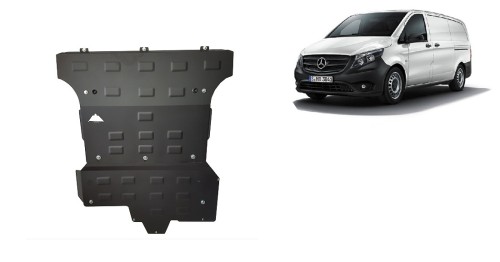 Plieninė variklio apsauga Mercedes V-Class W447, 2.2 D, 4x4 (2014-2020) Plieninė variklio apsauga Mercedes V-Class W447, 2.2 D, 4x4 (2014-2020)