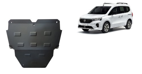 Plieninė variklio apsauga Nissan Townstar (2021-2026) Plieninė variklio apsauga Nissan Townstar (2021-2026)