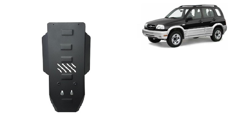 Plieninė pavarų dėžės apsauga Suzuki Grand Vitara (1999-2005)