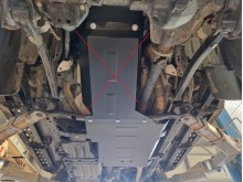 Plieninė pavarų dėžės apsauga Jeep Wrangler - JL (2017-2026)
