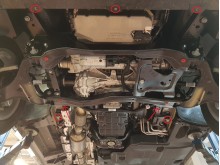 Aliumininė variklio apsauga Mercedes Vito W447, 4x4 (2020-2026)