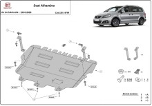 Plieninė variklio apsauga Seat Alhambra (su Webasto) (2010-2020)