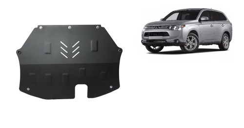 Plieninė variklio apsauga Mitsubishi Outlander (2012-2021)