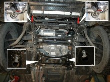 Plieninė variklio apsauga BMW X3 - F25 (2010-2017)