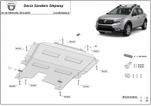 Aliumininė variklio apsauga Dacia SanderoStepway (2012-2020)