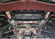 Plieninė variklio apsauga Alfa Romeo Stelvio (2016-2026)