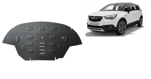 Plieninė variklio apsauga Opel Crossland X (2017-2026)