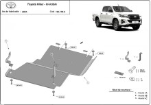 Aliumininė diferencialo apsauga Toyota Hilux Invincible (2021-2026)