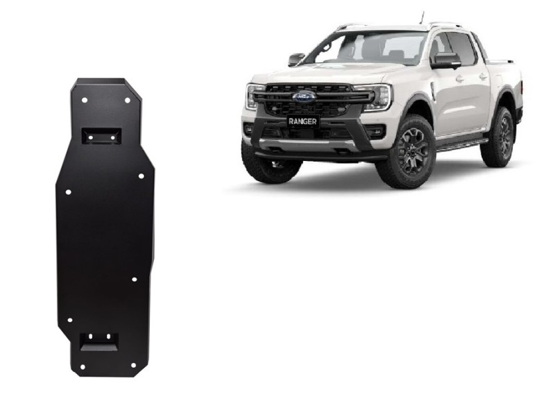 Plieninė kuro bako apsauga Ford Ranger (MB3G9A147CF-2643728) (2023-2026)