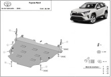 Plieninė variklio apsauga Toyota Rav4 (2018-2025)